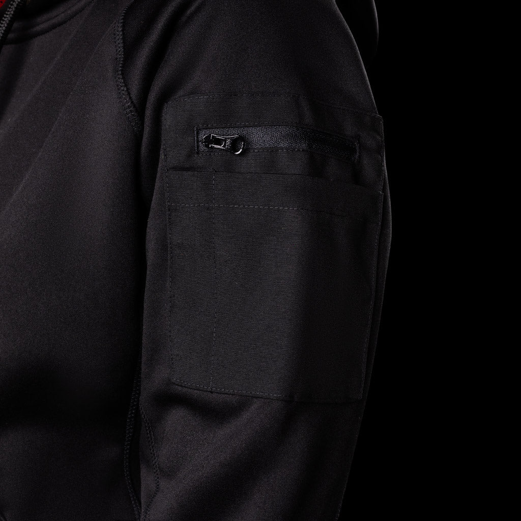 BAD WOMENS WATERPROOF RAIN-DEFEND™ HI-VIS FLEECE HOODIE - BAD WORKWEAR
