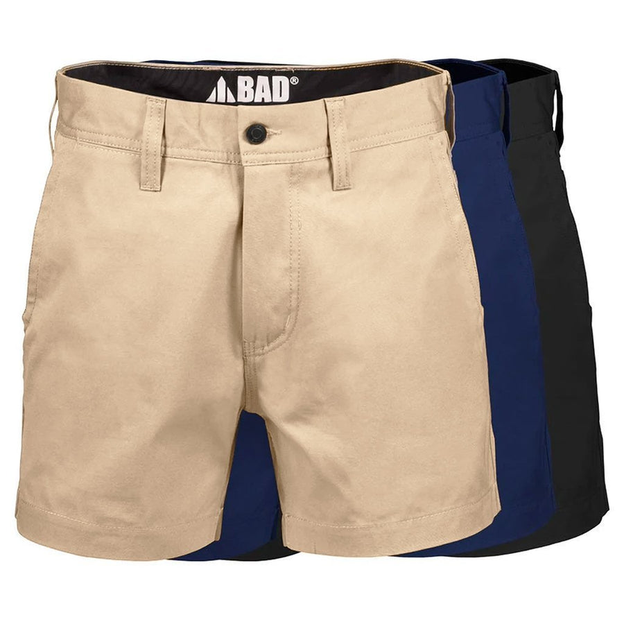 BAD ATTITUDE™ SLIM FIT SHORT SHORTS - BAD WORKWEAR