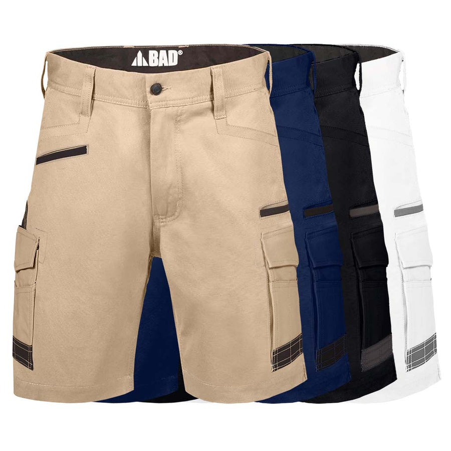 BAD ATTITUDE™ SLIM FIT WORK SHORTS - BAD WORKWEAR