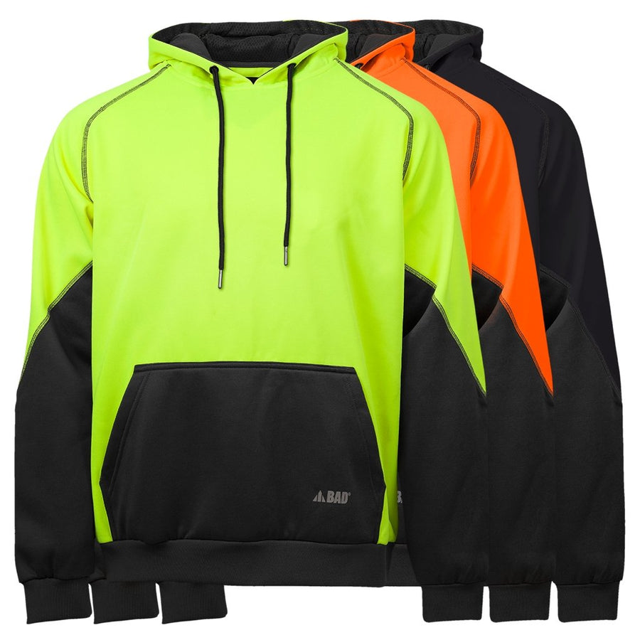 BAD® ESSENTIAL™ HI-VIS FLEECE HOODIE - BAD WORKWEAR