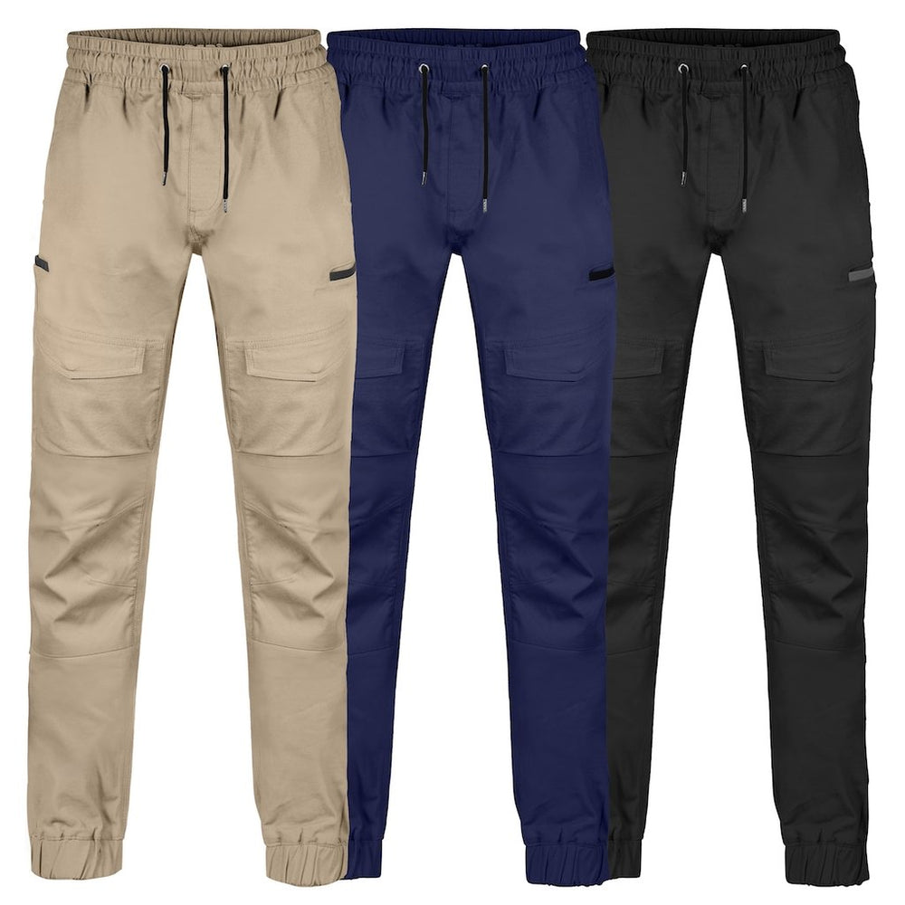 BAD SAVIOUR™ CUFFED ELASTIC WAIST WORK PANTS - BAD WORKWEAR