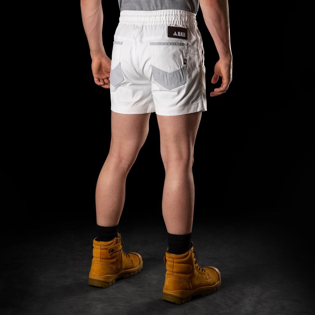 BAD SAVIOUR™ ELASTIC WAIST WORK SHORT SHORTS - BAD WORKWEAR