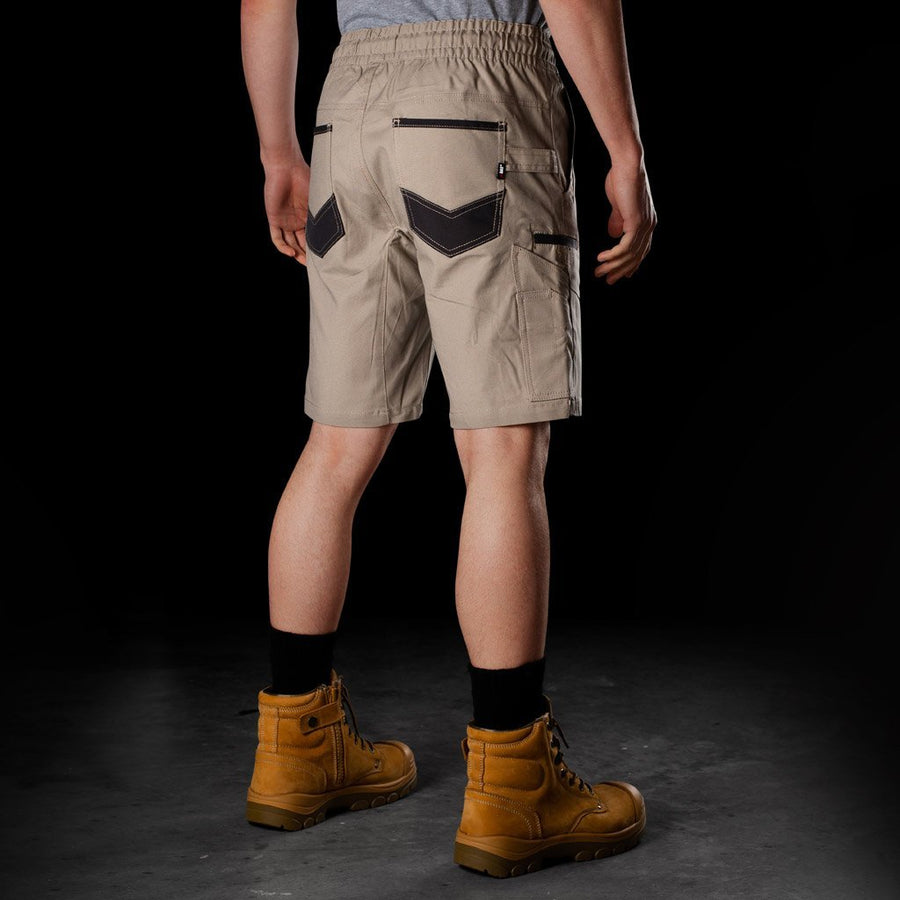 BAD SAVIOUR™ ELASTIC WAIST WORK SHORTS - BAD WORKWEAR