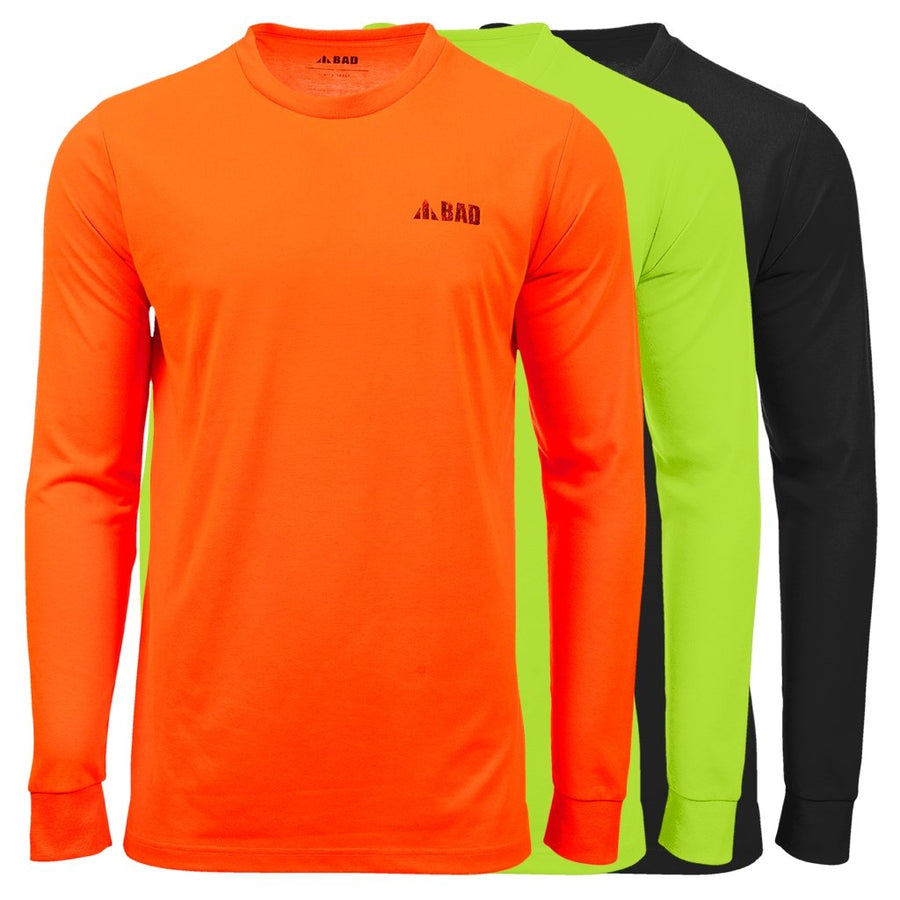 BAD® TRADEMARK HI-VIS L/S T-SHIRT - BAD WORKWEAR