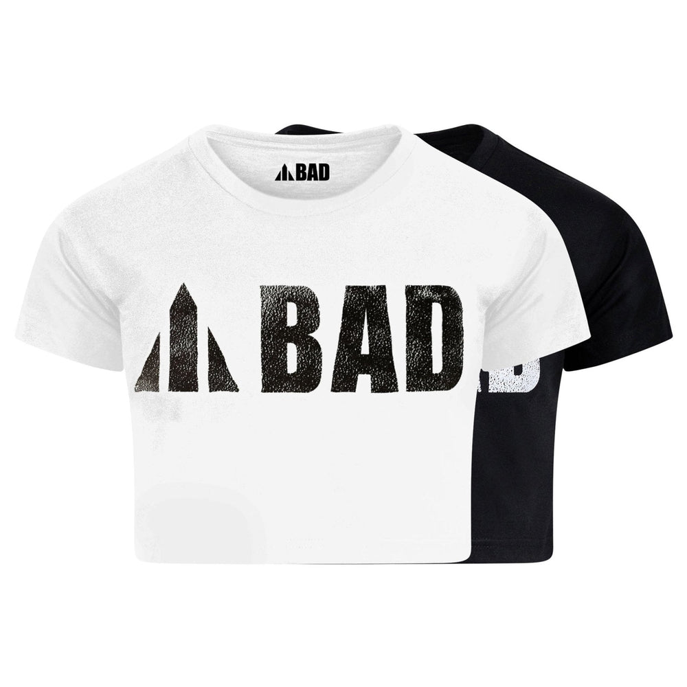 BAD® WOMEN'S TRADEMARK CROP S/S T-SHIRT - BAD WORKWEAR