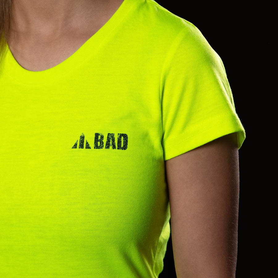 BAD® WOMENS TRADEMARK HI-VIS S/S T-SHIRT - BAD WORKWEAR