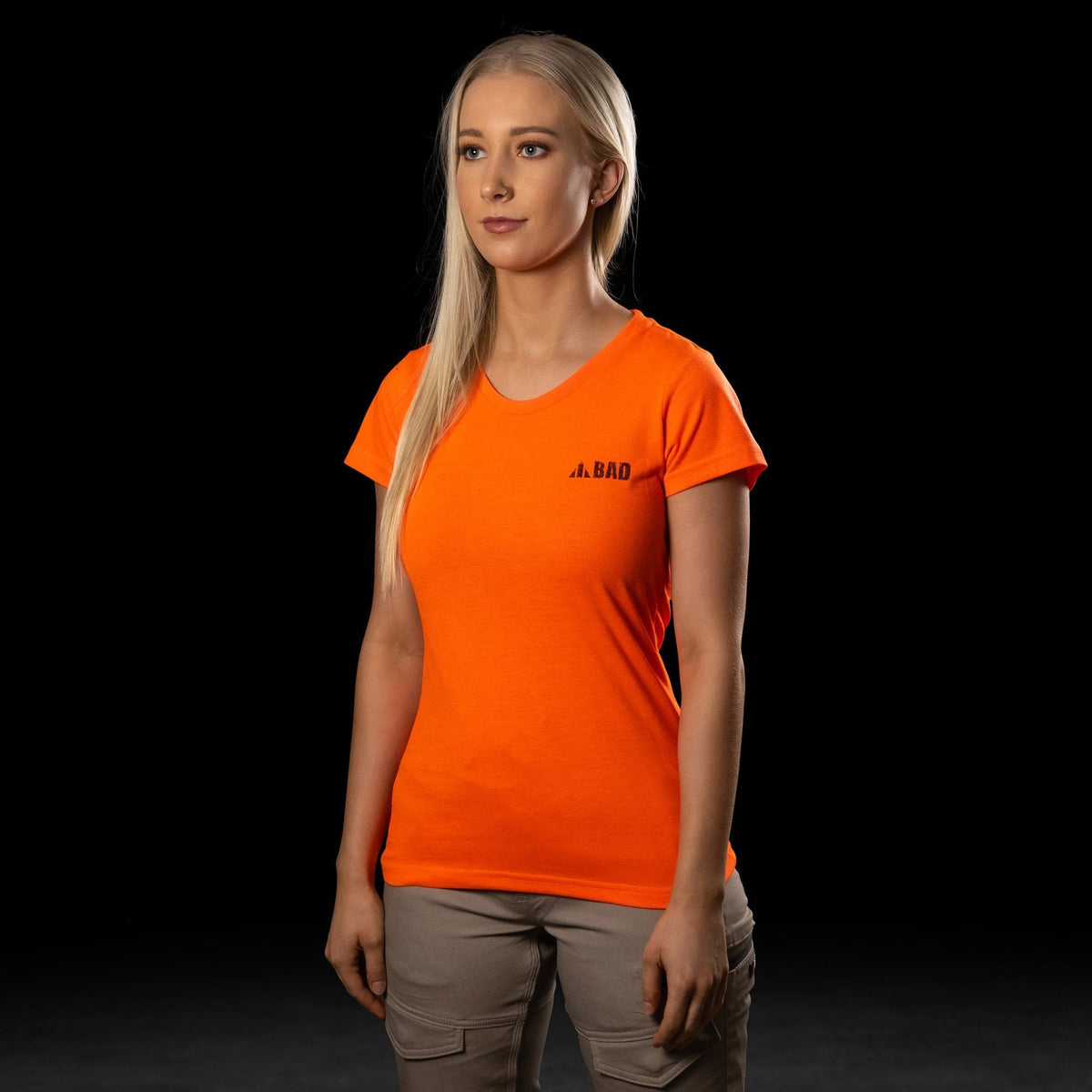 BAD® WOMENS TRADEMARK HI-VIS S/S T-SHIRT - BAD WORKWEAR