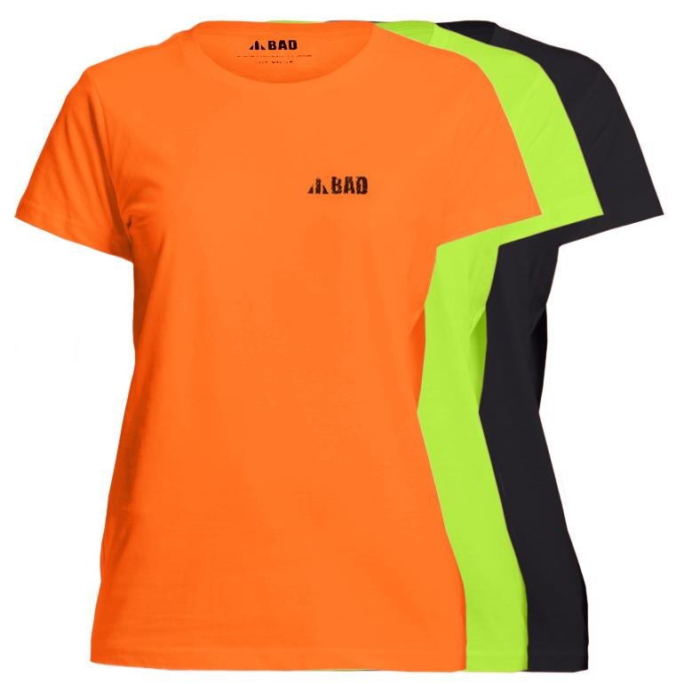 BAD® WOMEN'S TRADEMARK HI-VIS S/S T-SHIRT - BAD WORKWEAR