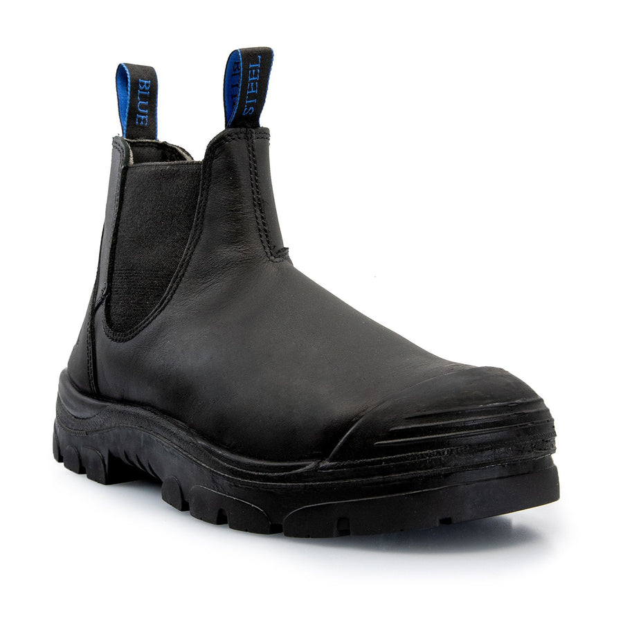 STEEL BLUE HOBART ELASTIC SIDE SAFETY WORK BOOTS 332101 - BAD WORKWEAR