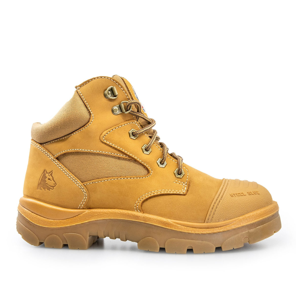 STEEL BLUE PARKES ZIP SIDE SAFETY WORK BOOTS 312658 - BAD WORKWEAR