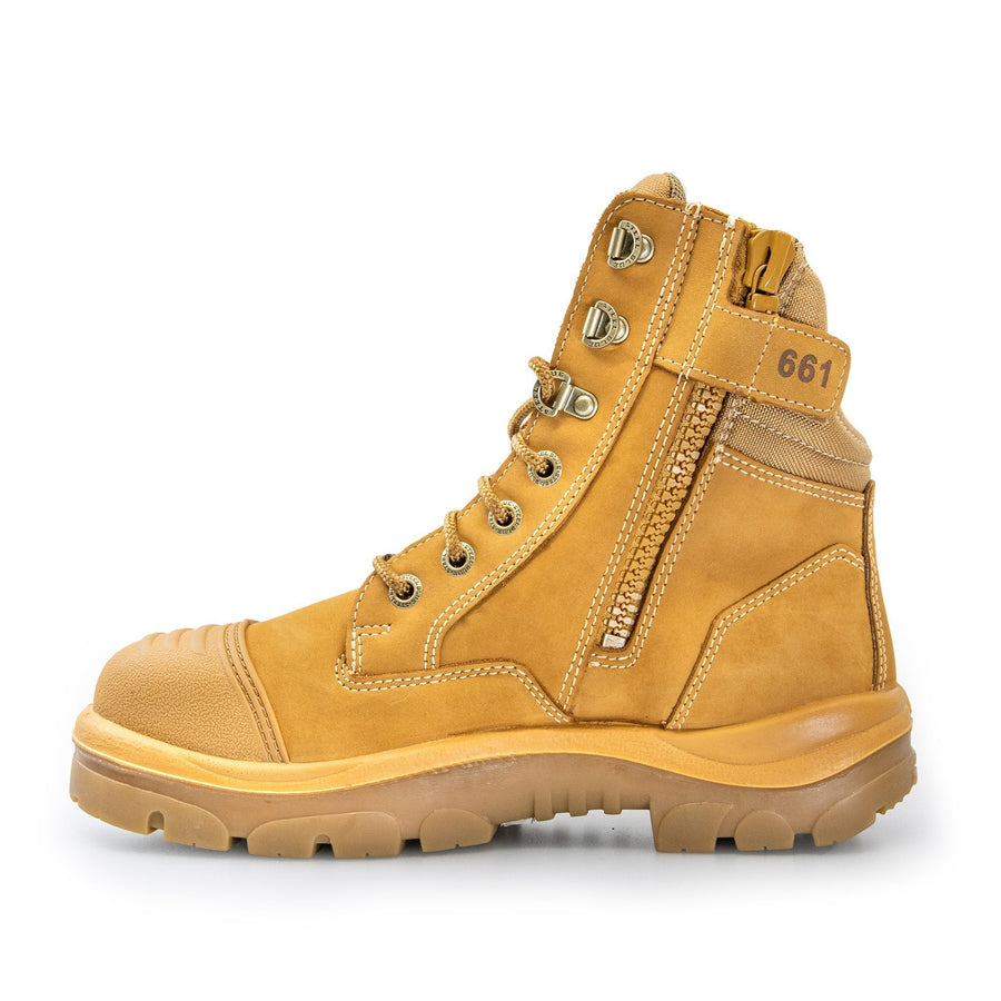 STEEL BLUE SOUTHERN CROSS ZIP SIDE SAFETY WORK BOOTS 312661 - BAD WORKWEAR